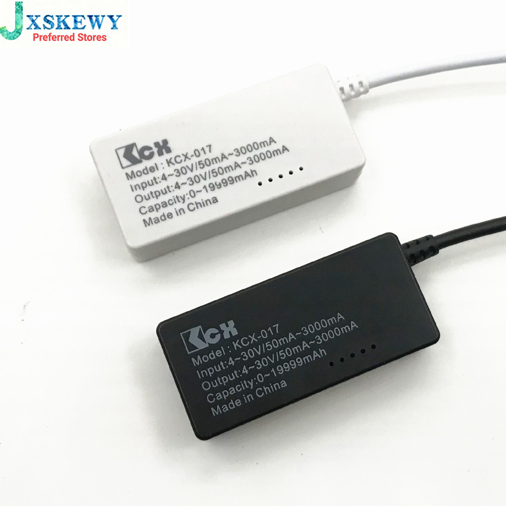 Lcd Micro Usb Lader Batterij Capaciteit Spanning Stroom Tester Meter Detector + Belastingsweerstand 