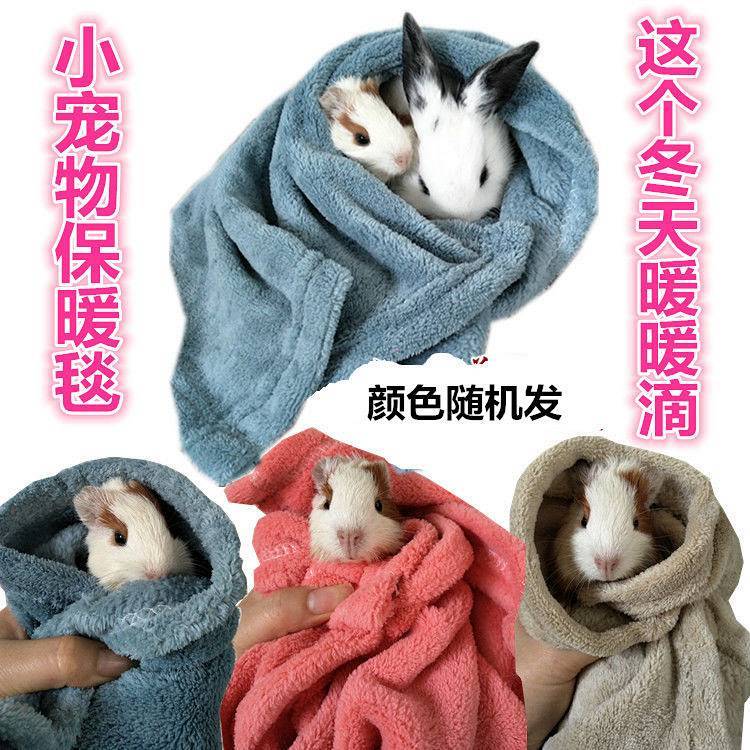 Pet Bed Warm Winter Blanket Mat Cotton Cushion Rabbit Nest Guinea Pig Warm Cotton House Guinea Pig T