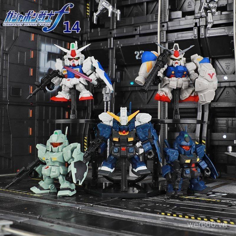 Bộ đồ di động chính hãng có sẵn SD Gundam FORTE Gashapon 14 GP01 GP02 Hezel Jim LHRX