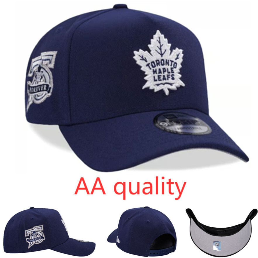 Mũ bóng chày New Era Toronto Maple Leafs 9FIFTY, màu xanh hải quân, chất lượng AA, vành cong, phù hợ