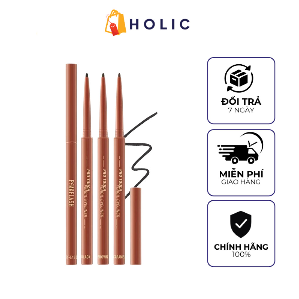 Chì Kẻ Mắt Gel Pinkflash Pro Touch Pencil Eyeliner 0.1g - Chống Nước Lâu Trôi