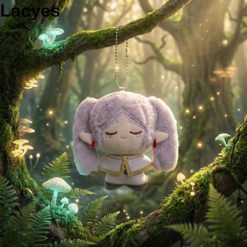 LACYES Frieren Beyond Journey 's End Mặt dây chuyền, Móc khóa Frieren dễ thương ngoại vi Anime, 10cm