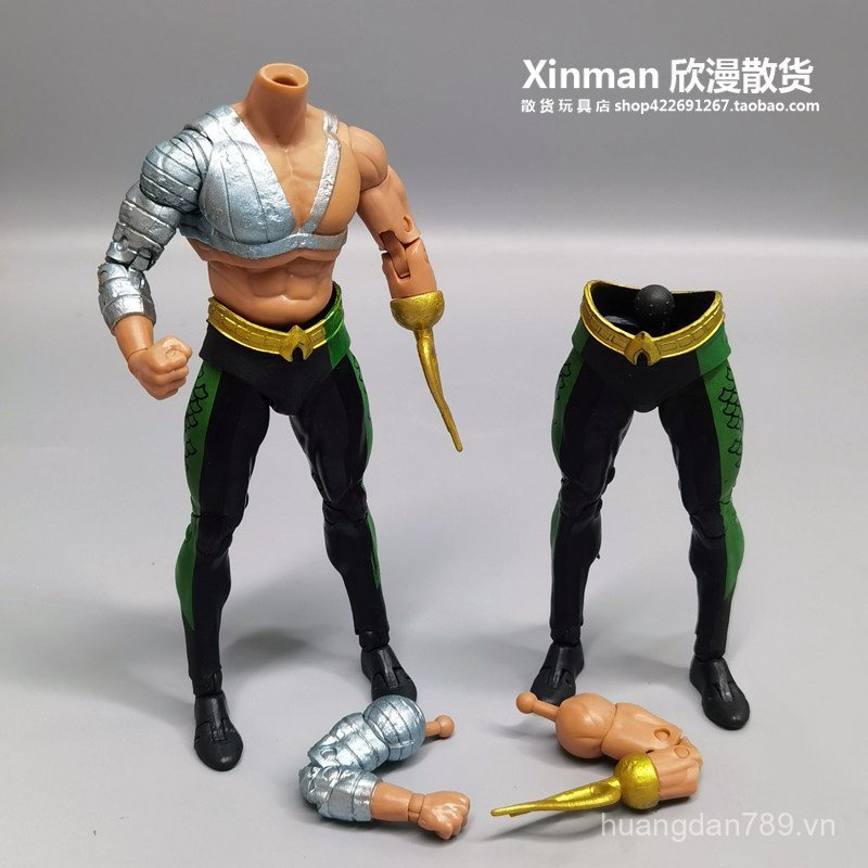 Hàng Số Lượng Lớn DC McFarlane Một Cánh Tay Móc Vàng Aquaman Nhân Vật Hành Động Hình Mô Hình Thân Má