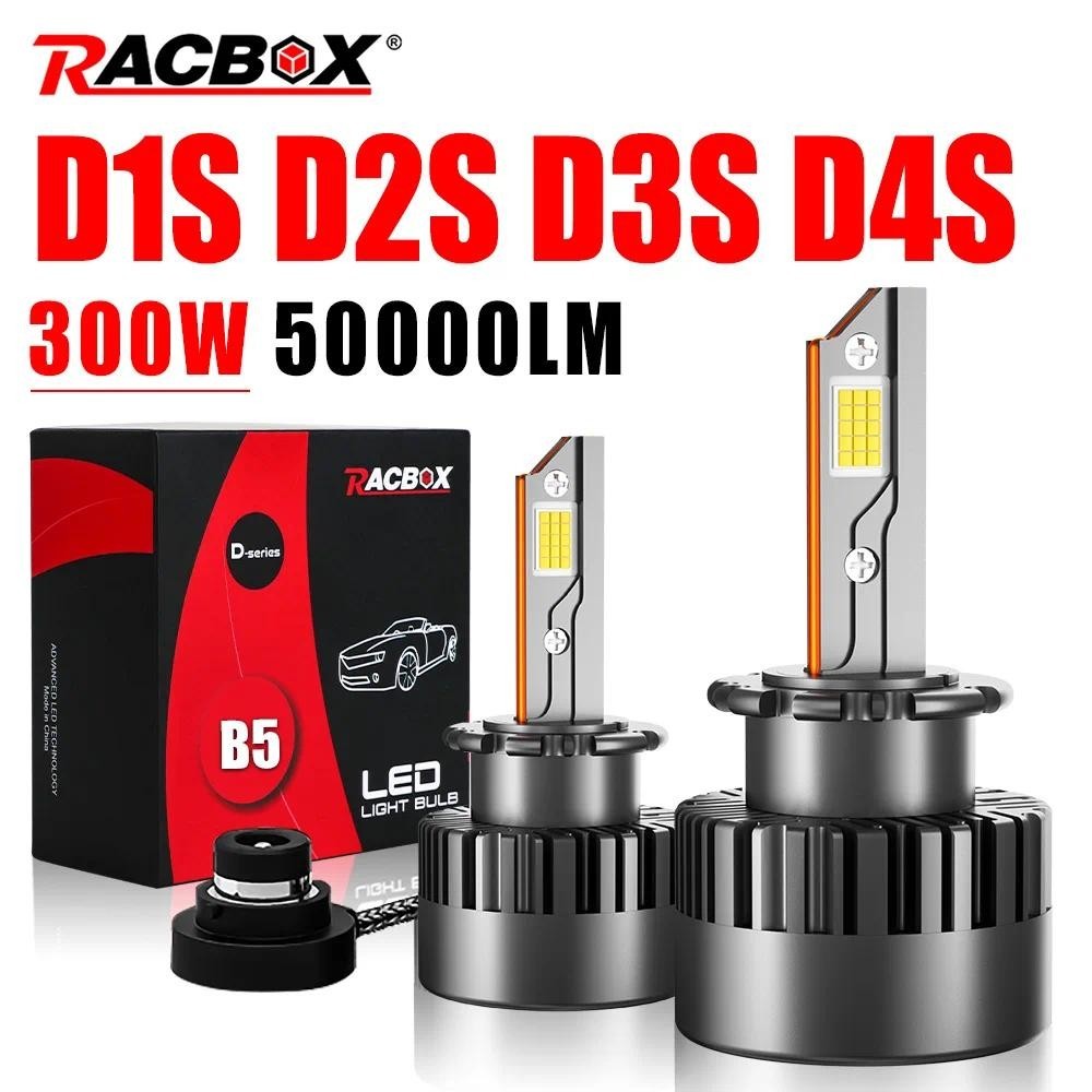 300W D2S LED Canbus D1S D3S Bóng Đèn Pha LED 50000LM D4S D8S D1R D2R D3R D4R Turbo LED Xenon Đèn Ô T