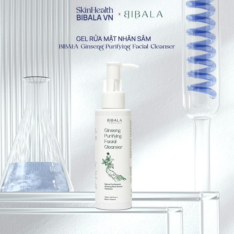 GEL rửa mặt chiết xuất Rễ Nhân Sâm thanh lọc da BIBALA Ginseng Purifying Facial Cleanser 150ML BIBAL