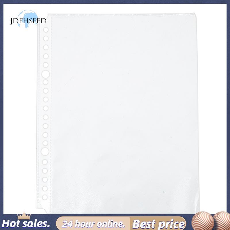 [jdfhsffd] Gói 200 Túi đục lỗ trong suốt A5 - Thư mục Poly bằng nhựa