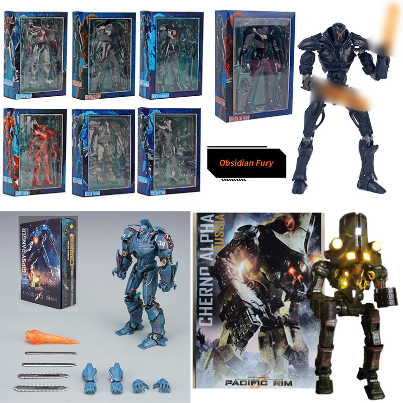 Neca Pacific Rim Nhân Vật Hành Động Gipsy Avenger Obsidian Fury Cherno Alpha Di Chuyển Khớp Mẫu Quà 