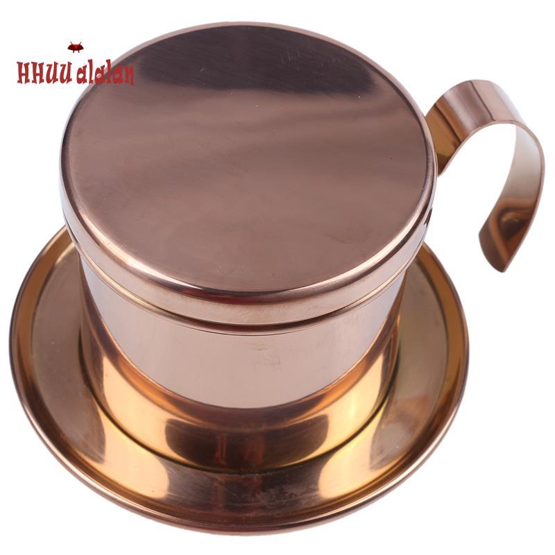 Thép không gỉ Việt Nam Bộ Lọc Cà Phê Đơn Cốc Việt Nam Tay Đấm Nồi Nhỏ Giọt Lọc Nồi Cà Phê Việt Nam N