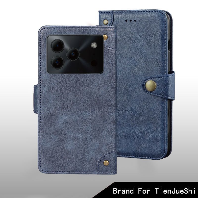 Thích hợp cho Doogee note 56 Pro Vỏ điện thoại Flip Phone Leather Case Doogee Vỏ bảo vệ phim cường l