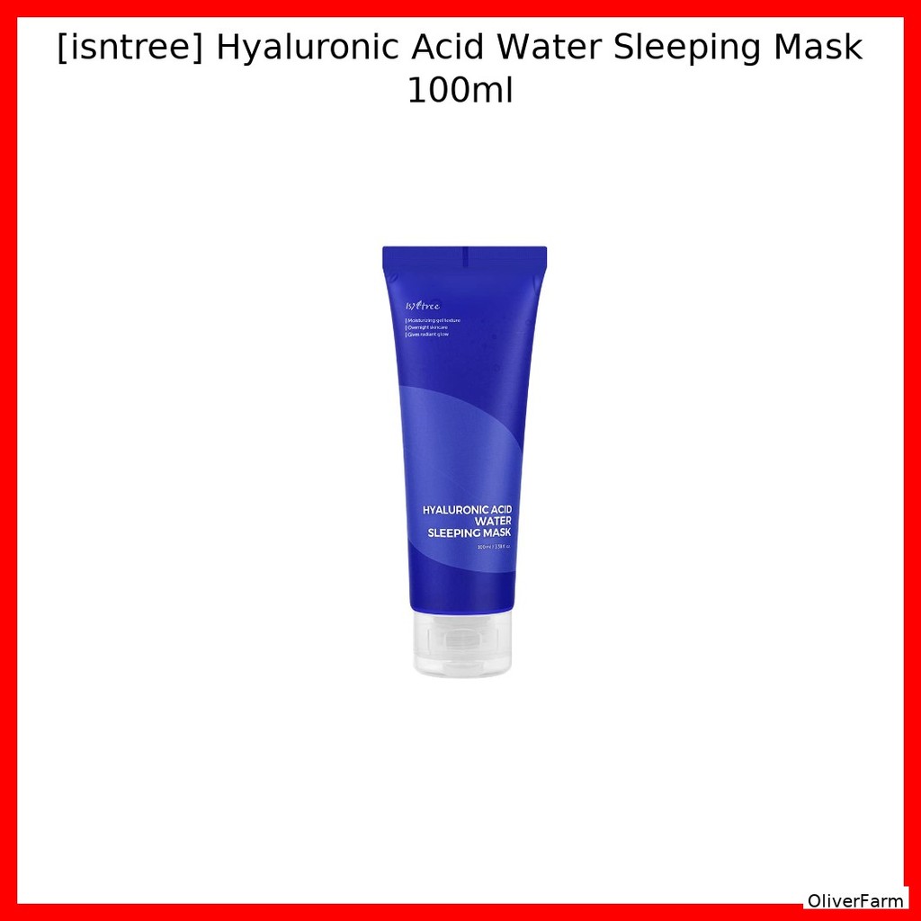 [ISNTREE] Hyaluronic Acid Water Sleeping Mask 100ml – Daily Skin Care Mask