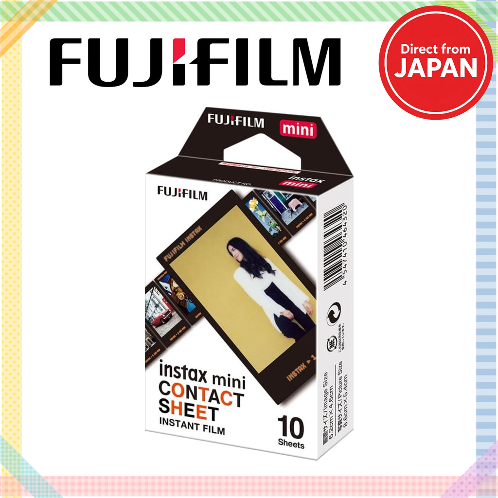 FUJIFILM Instax mini Instant Camera Film Cheki Film Contact Sheet 10 sheets
