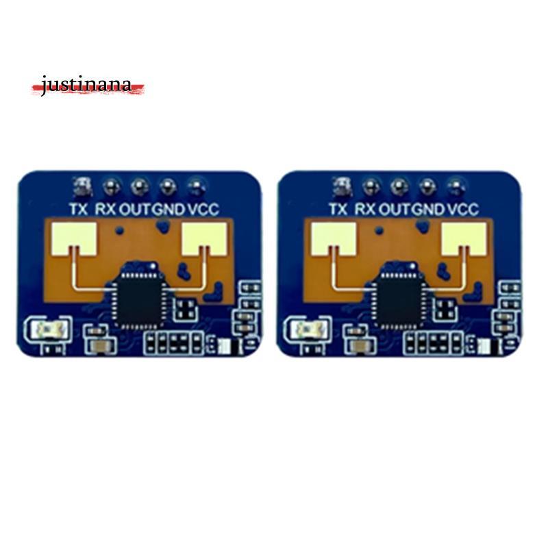 2 Cái 24G MmWave HLK-LD2410C Mô-đun phát hiện chuyển động cảm biến Radar hiện diện của con người