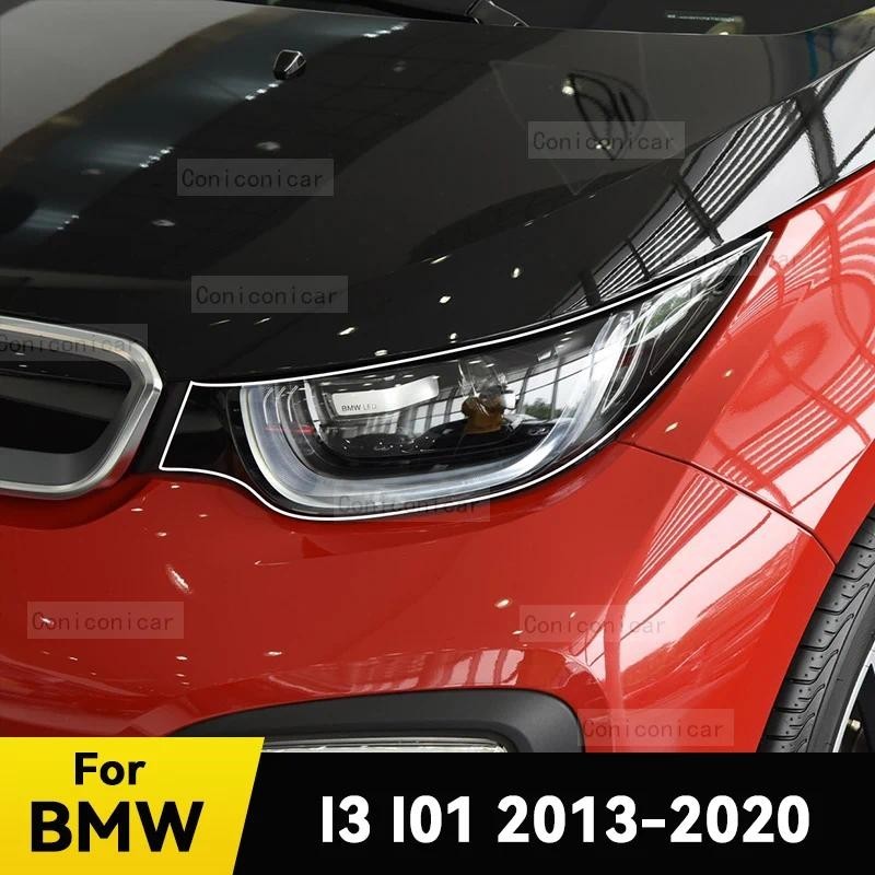 Dành Cho Xe BMW I3 I01 2013-2020 Đèn Pha Ô Tô Vỏ Bảo Vệ Phim Đèn Trước Trong Suốt TPU Chống Trầy Xướ