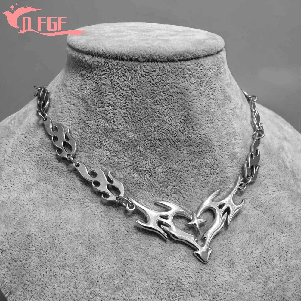 Vòng Cổ Choker Hợp Kim Dây Thép Style Gothic, Thời Trang Hippie, Phù Hợp Làm Quà Tặng