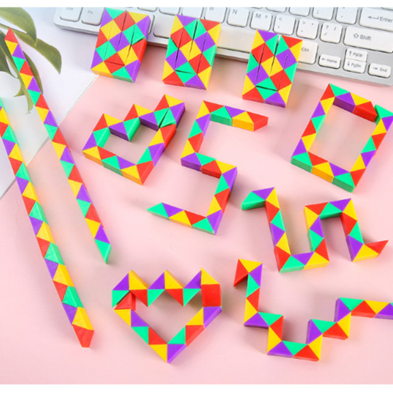 COMBO 2 RUBIK SNAKE - RUBIK CẦU VÒNG biến thể giá rẻ - Biến Thể Của Rubik Lập Phương [ĐỔ CHƠI TRẺ EM