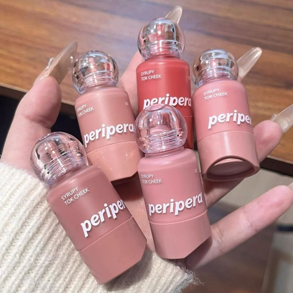New Product#South Korea peripera Filipila Liquid Blush Lip and Cheek Dual-use Small Bottle Dropper P