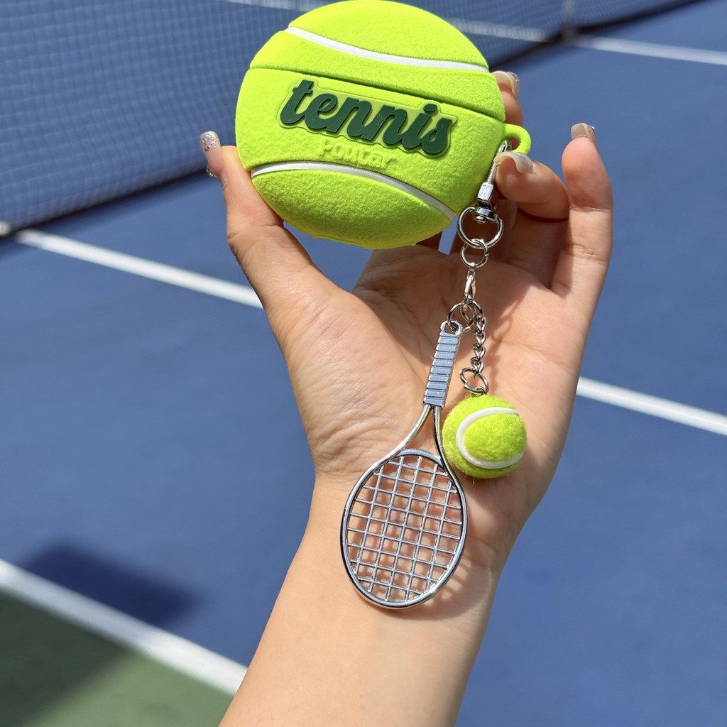 Mô phỏng Quần vợt đổ xô Thích hợp cho tai nghe Apple airpod4 Vỏ bảo vệ airpodpro3 Vỏ Bluetooth ipod4