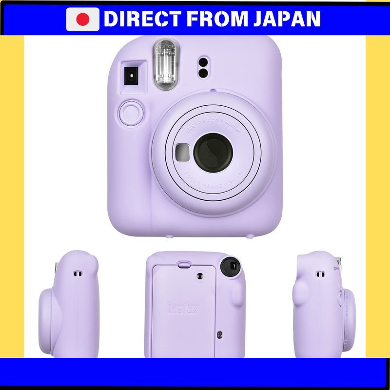 Ốp bảo vệ HIYQIN cho máy ảnh Fujifilm Instax Mini 12, vỏ silicon chống sốc, vỏ bảo vệ cho Instax Min