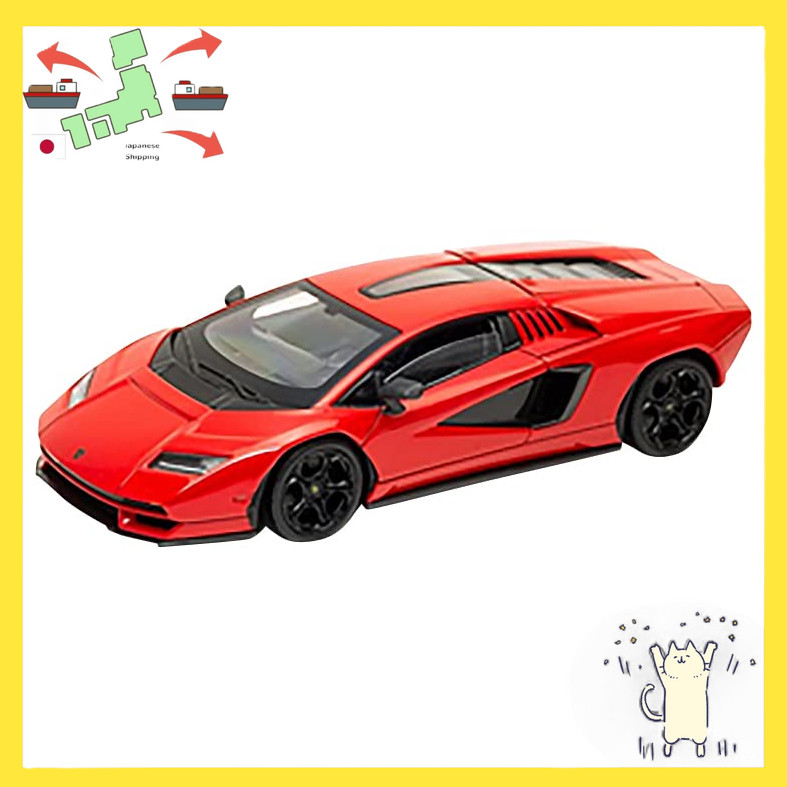 [Japanese Version] WELLY 1/24 Lamborghini Countach LPI 800-4 Red - Completed