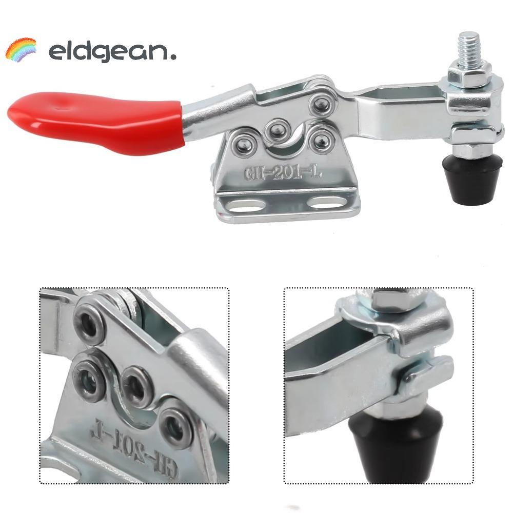 Kẹp cố định hàn ELDGEAN, Kẹp chuyển đổi ngang GH201-B, Dụng cụ cầm tay bền bỉ Phát hành nhanh Kẹp ng
