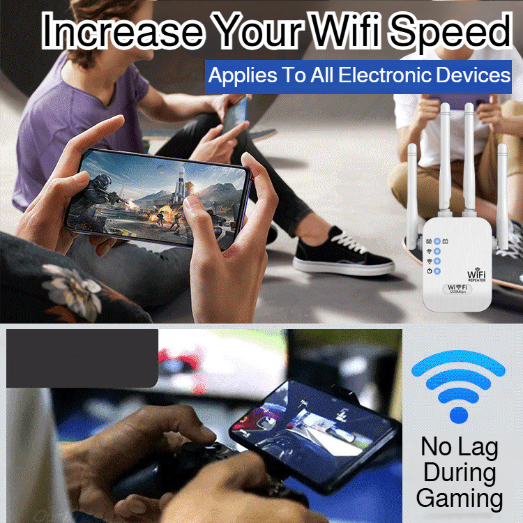 【Tăng Cường Sóng Wifi 100 Lần】Bộ Khuếch Đại Wifi - Phủ Sóng Toàn Diện Cho Ngôi Nhà Bạn Bộ Khuếch Đại