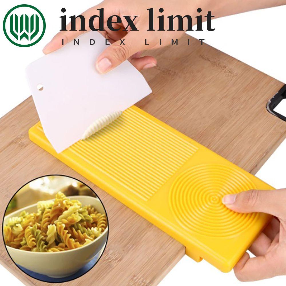 INDEX GIỚI HẠN Công cụ làm Macaroni Dễ dàng sử dụng 4 cái / bộ Máy làm bánh Macaroni Bảng làm mì Máy làm bánh Chảo khuôn Bảng cán Pin