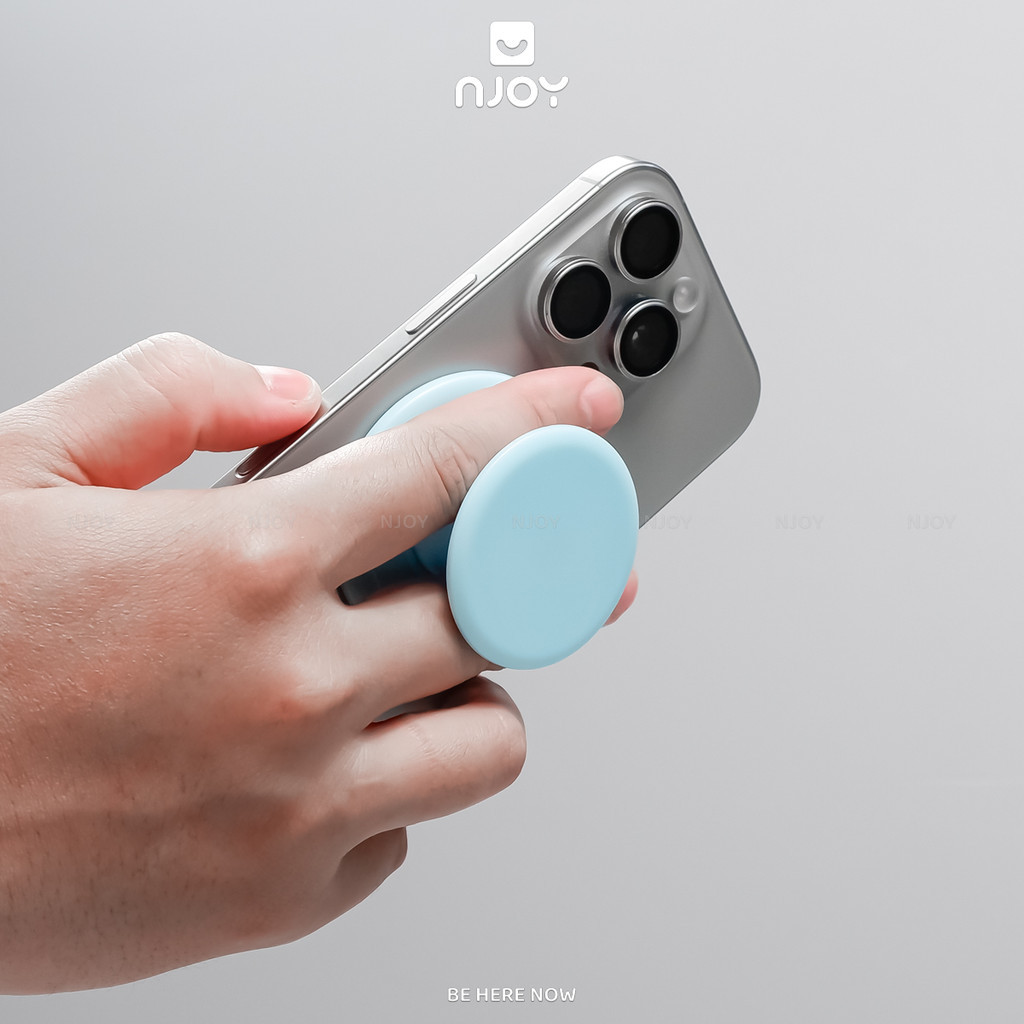 Giá đỡ iRing Njoy silica gel chống bẩn cho iPhone Samsung iPad