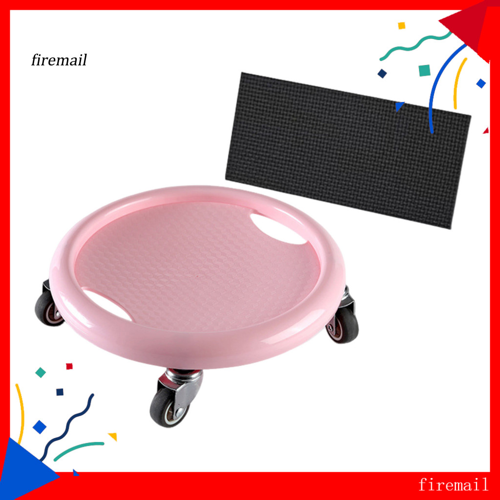 A Four-Wheel Ab Roller with Kneeling Mat – Efficient Home Gym Equipment for Core Training