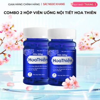Combo 2 Hộp viên uống Hoa Thiên SẮC NGỌC KHANG giúp bổ huyết, điều kinh, cân bằng nội tiết