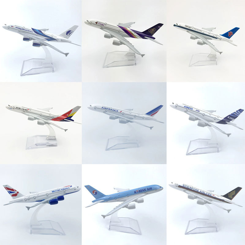 Mô hình máy bay A380 Series Mô hình máy bay hợp kim Mô hình máy bay tĩnh