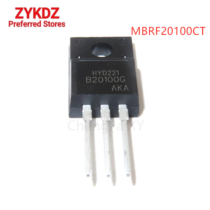 10 CÁI MBRF20100CT B20100G MBRF20100 Còn hàng TO-220