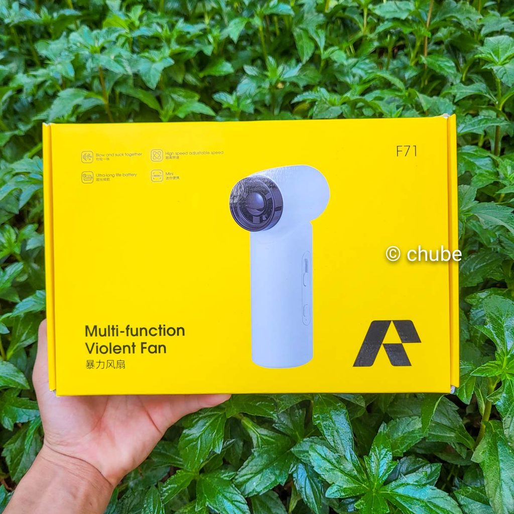 Quạt Cầm Tay Kiêm Máy Hút Bụi RTAKO F71 4000mAh, 90000RPM