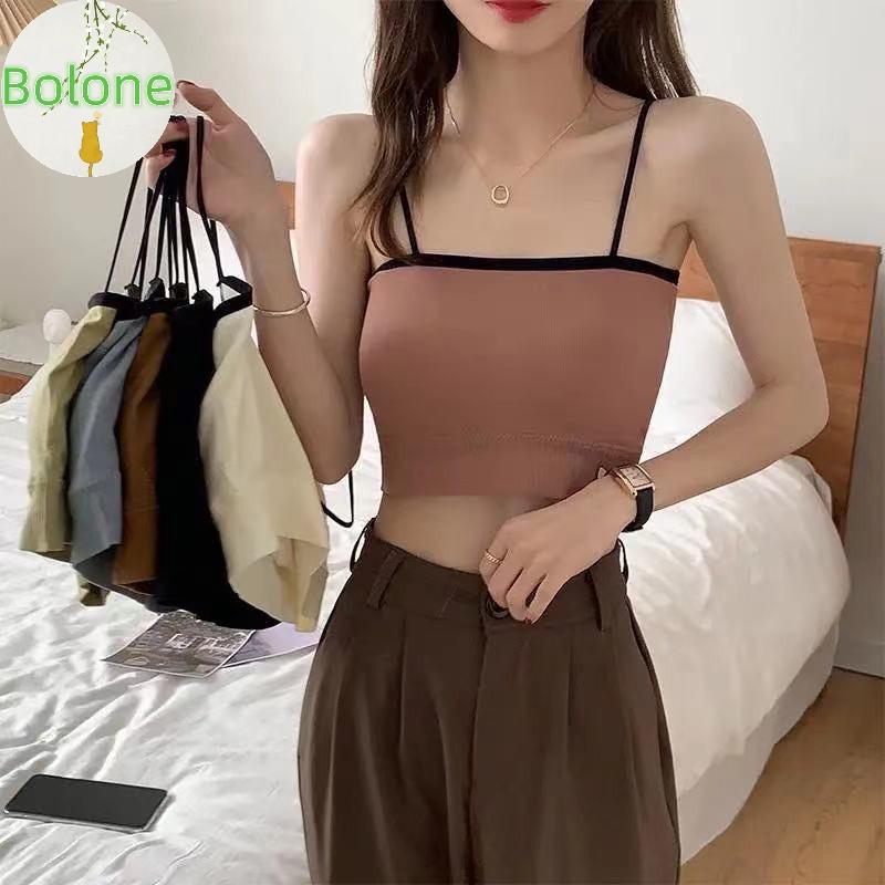 Bolero áo dây nữ có miếng lót ngực, gợi cảm, phù hợp mùa hè