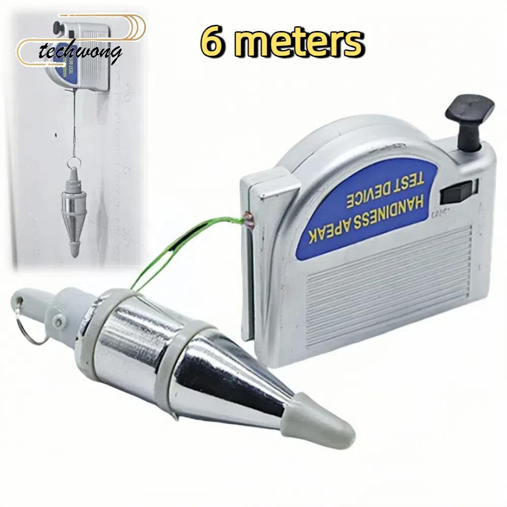 TECHWONG Plumb Bob có thể thu vào, Công cụ Plumb Bobs tự động linh hoạt, Nhanh chóng ổn định dòng bú