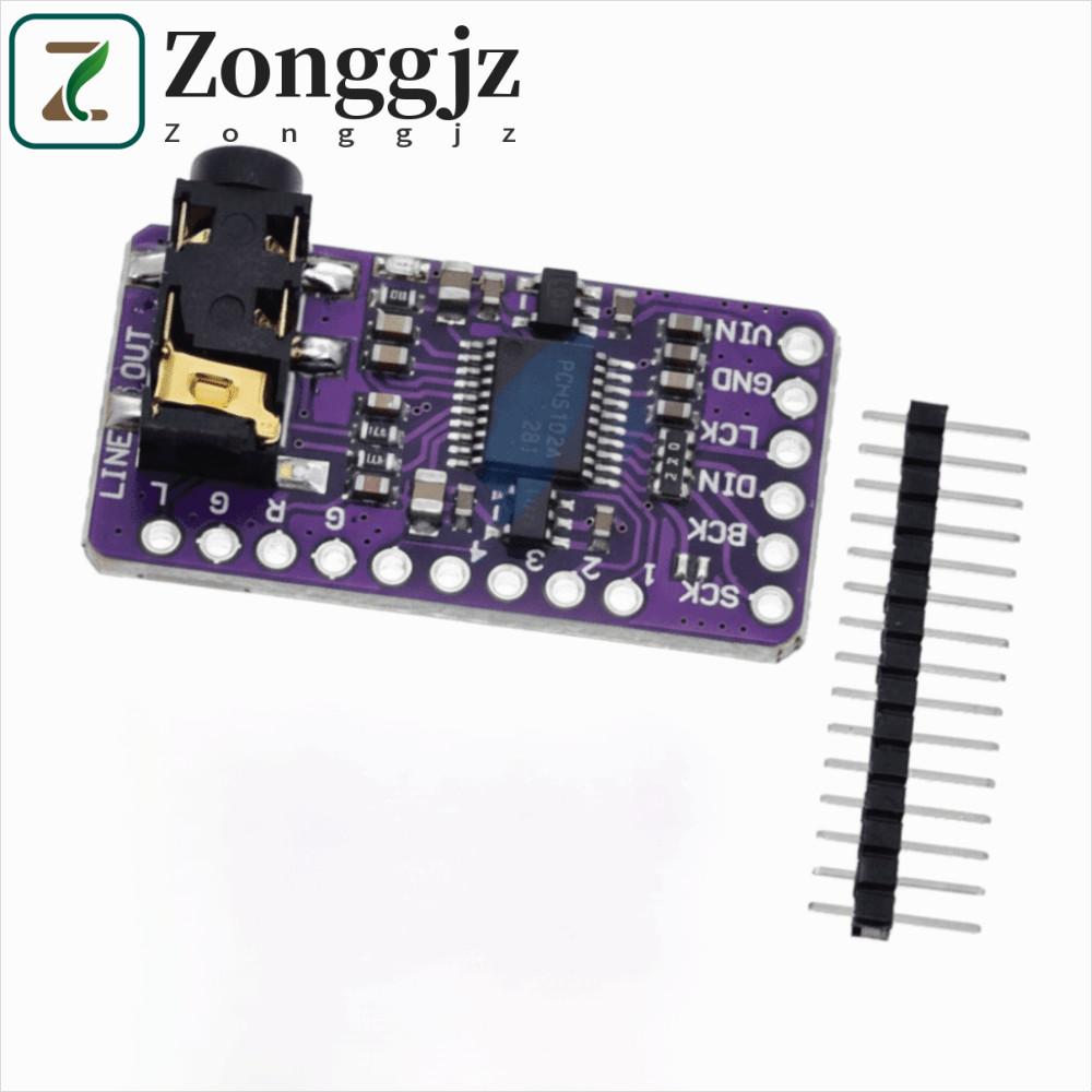 Mô-đun máy nghe nhạc ZONGGJZ I2S, Giao diện I2S PCM5102A DAC PCM5102A I2S Trình phát âm thanh kỹ thu