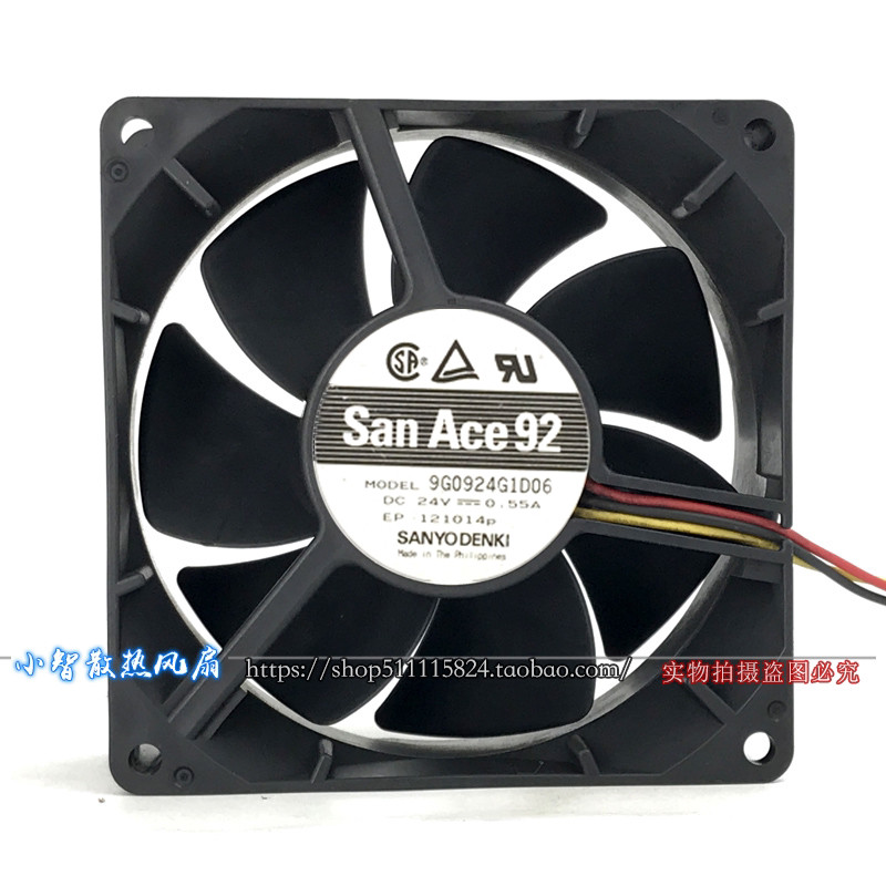 [Tản nhiệt] SANYO SANYO 9G0924G1D01 / D03 / D04 / D06 9038 Biến tần 0,55A Quạt 24V