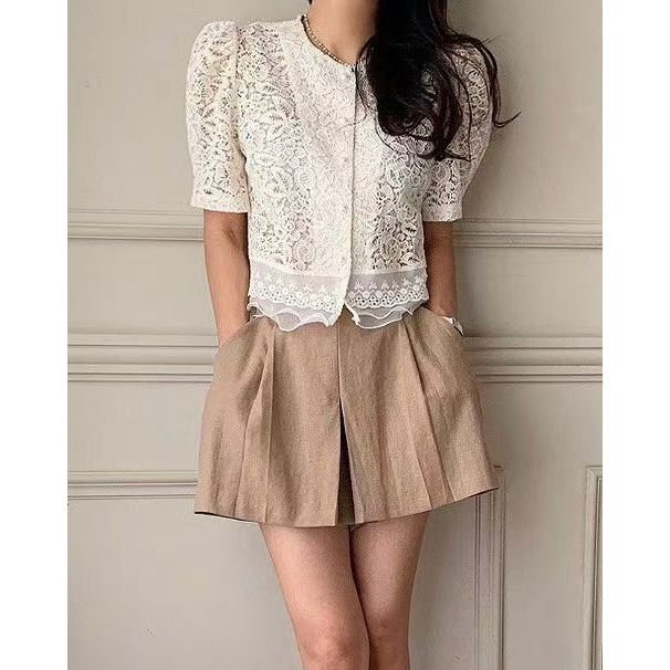 Áo Bolero Ren Hiện Đại Filipiniana Barong - Áo Sơ Mi Top Lấy Cảm Hứng Từ Trang Phục Châu Á