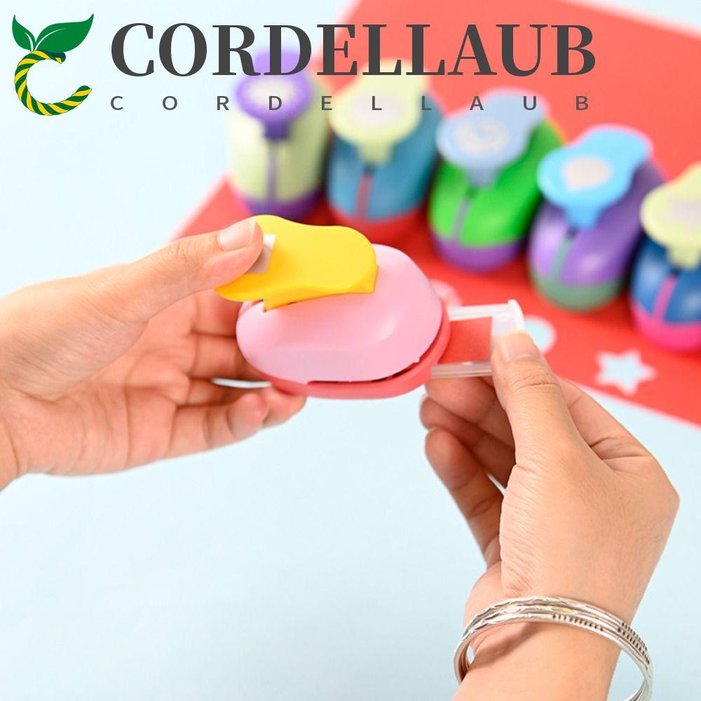 CORDELLAUB Stamp Border Punch, Stamp Shape Hole Puncher Butterfly Knot Embossing Machine, Punching M