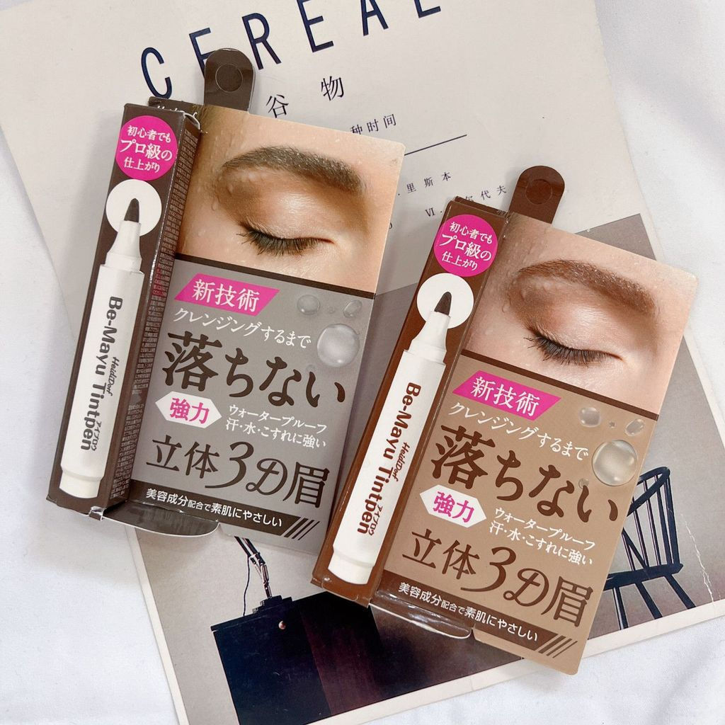 New Product#Japanese Original Heidi Dorf Fair skin3D Sweat-proof eyebrow pencil and eyeliner, two-co