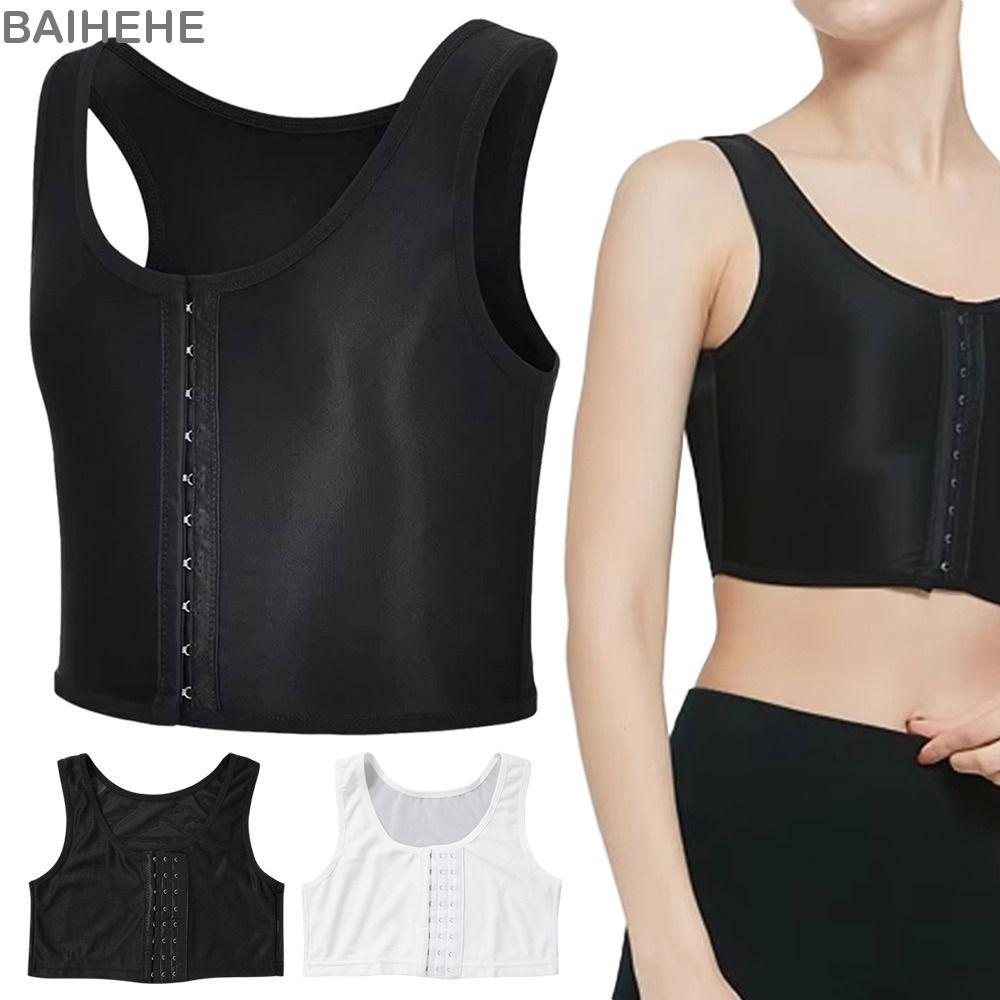 Baihhe - Áo Liền Quần Hình Thể Ngực và Quần Lót Định Hình cho Nữ Tomboy từ size M đến 3XL