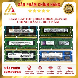 [Giá Tôt] Ram Laptop 8GB 4GB DDR3 DDR3L bus 1600 nhiều hãng Chính hãng