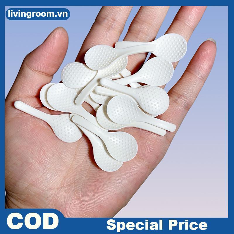 LIROOM 2 Chiếc Nhà Búp Bê Mini Nồi Cơm & Thìa Bộ Đồ Chơi Xẻng Cơm 4cm.