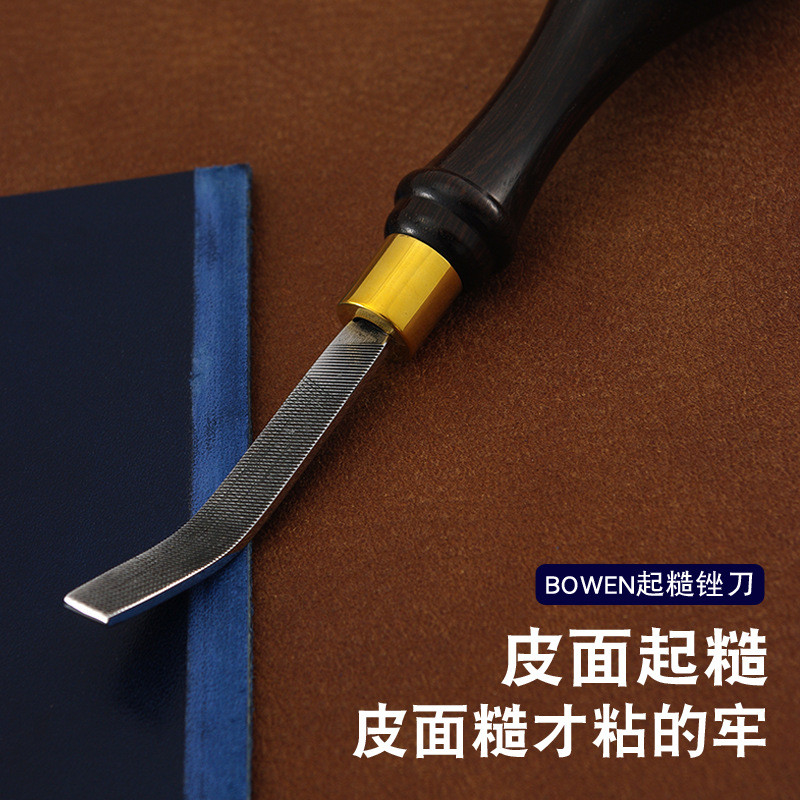 BOWEN BOWEN Thô File Da Đánh Bóng Da Thô Keo Dán Họa Tiết Kim Cương Chắc Chắn [cxS]