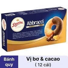 (sẵn,hoả tốc)Bánh Quy Danisa Abbracci 168g Bơ Socola