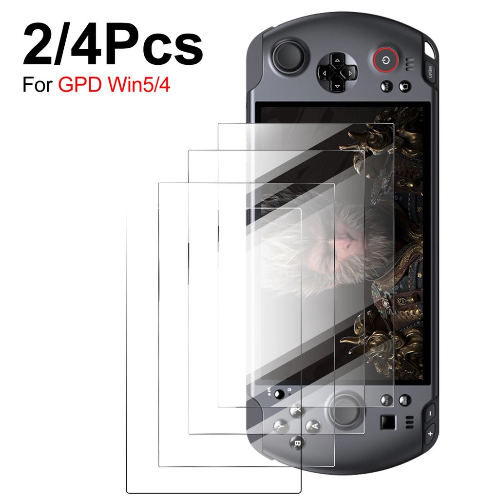 2 / 4 Chiếc Cầm Tay Điều Khiển Bảo Vệ Màn Hình Cho GPD Win 5 Win 4 HD Kính Cường Lực Chống Trầy Xước