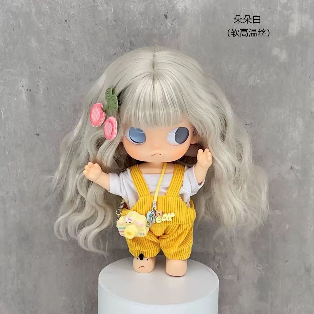 Zsiga Gazi Sister Doll Tóc Giả Siêu Mềm Lụa Qi Bangs Tay Cho Bé Với Tóc Giả