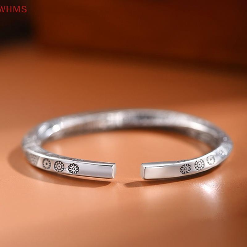 (WHMS) Vòng Tay Vintage Dành Cho Nam Nữ Mobius Xoắn Vòng Tay Unisex Casual Pulseira Gents Trang Sức 