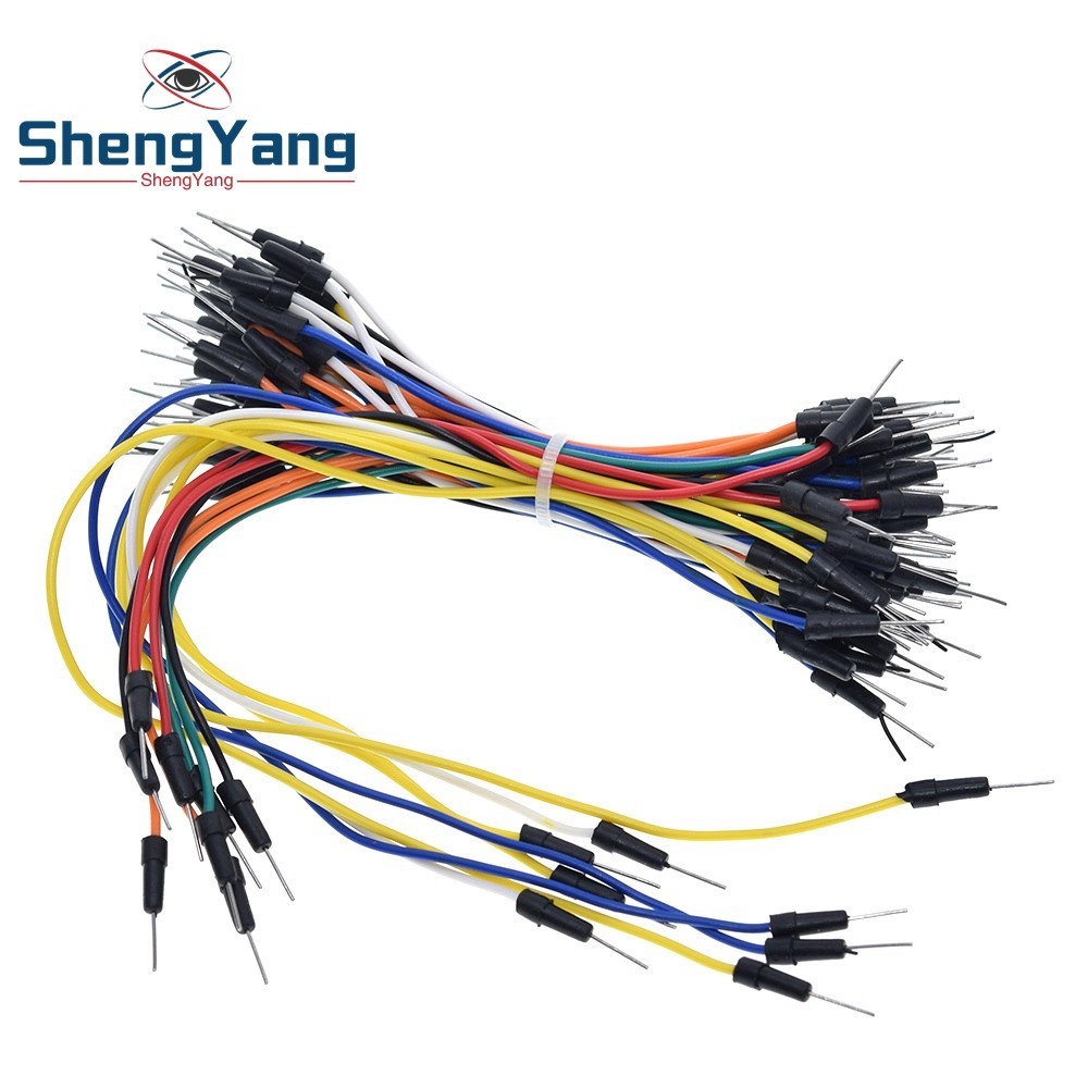 TZT 65 Chiếc Nhảy Dây Cáp Nam Đến Nam Jumper Dây Cho Arduino Breadboard