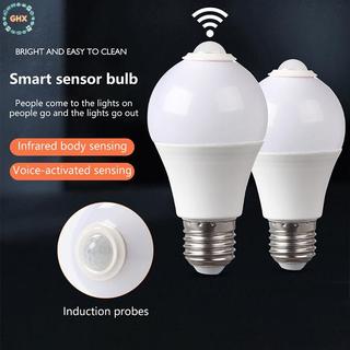 Mới E27 PIR Đèn Cảm Biến Chuyển Động 5W 9W 15W Bóng Đèn LED Có Cảm Biến Chuyển Động Đèn Ngủ Tốt