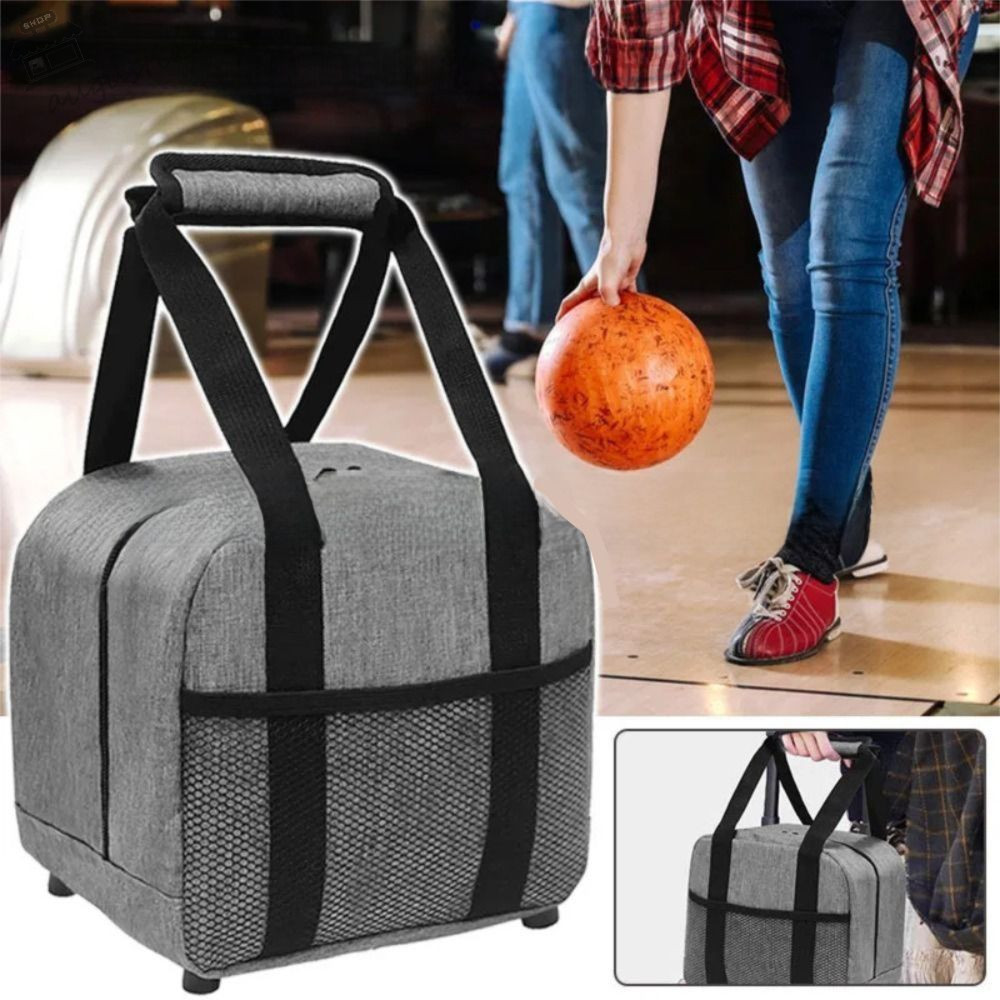 Túi đựng bóng bowling AUGUSTIN, có túi đựng đệm Túi đựng bowling đơn, Túi đựng bóng thực tế Túi xách